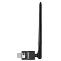 WiFi 6 Wireless Network Card 1800Mbps Dual Band 2.4G/5GHz USB3.0 Wi-Fi Dongle Network Card 6dBi Antenna Support Win 10/11