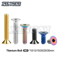 Xingxi Titanium Ti M5x10 12 15 20 25 30mm Allen Key Flat Countersunk Head Screw Bolt