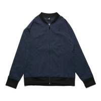 【KANGOL】外套 風衣外套 立領 深藍 爆裂紋 左胸小LOGO 袋鼠 男(6051143082)