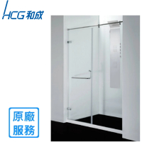 HCG 和成 推拉豪華型無框一字兩門淋浴拉門-寬150*高190(SK2W)