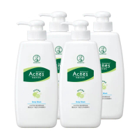 【曼秀雷敦】Acnes抗痘沐浴乳 600mL 4入(抗痘 舒緩 清爽舒暢 改善背痘 清新香味)