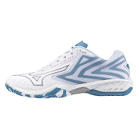 Mizuno Wave Claw EL 2 [71GA228020] 男女 羽球鞋 運動 訓練 寬楦 止滑 美津濃 白藍