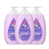 【Johnsons 嬌生】嬰兒甜夢潤膚乳液500ml(3入組)