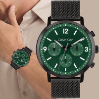 Calvin Klein CK Gauge 日曆米蘭帶手錶 送禮推薦-44mm 25200440
