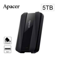 Apacer AC533 2.5吋 5T 流線型行動硬碟-黑