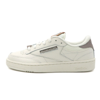 Reebok Club C 85 米白灰 皮革 復古 休閒 奶油底 小白鞋 女款 B4893 (100074162)