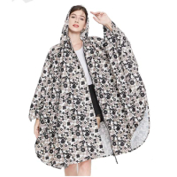 Pretty Women Poncho Raincoat Woman Waterproof Bicycle Rain Cloak Portable Over Coat for Lady impermeables para la lluvia mujer