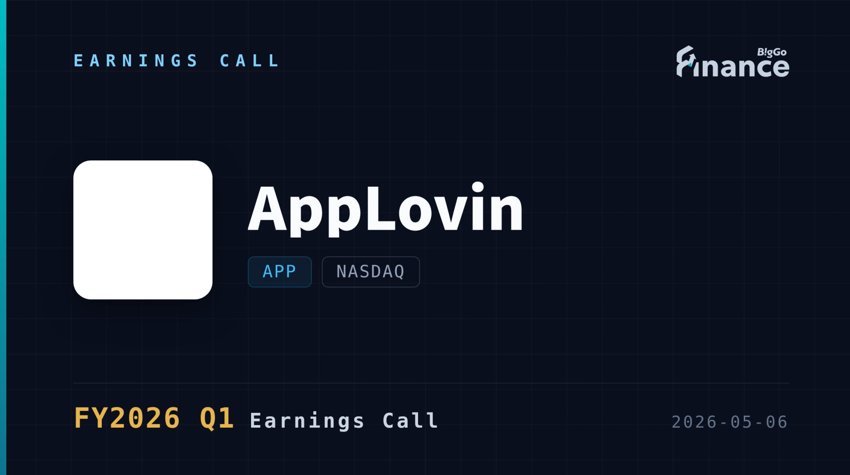 [AppLovin Q1 2026 Earnings Call] AppLovin Blows Past Guidance Again: Revenue Surges 59% to $1.84B as Consumer Vertical Accelerates Past Every Q4 Peak