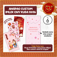 Cetak Print Angpao Ang pao Custom Imlek Kuda 2026 Amplop Imlek / Angpao Imlek