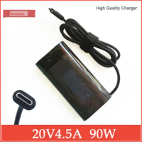 Original Laptop Adapter 90W 20V 4.5A Slim Type C Charger For HP Envy x360 15M, Elite X2 1012 G1, X2 210 G2 Power Supply