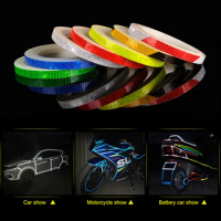 Fluorescent Reflective Tape Safety Equipment Reflective Sticker Truck Waterproof Car Bicycle Motorcycle Wheel Close-knit Sticker