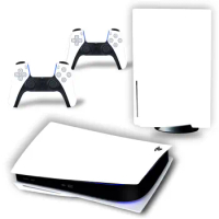 White color Colors Vinyl Skin Sticker for Sony PS5 PlayStation 5 and 2 controller skins stickers