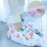 25PCS, One-Off Printing Shoe Cover Non-Woven Fabric Thickened Non-Slip, Indoor Machine Room Students Wear-Resistant Foot Cover