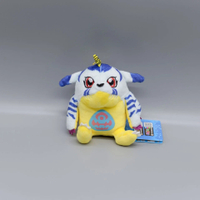 10cm Digimon Adventure Patamon Tailmon Gomamon Patamon Piyomon Agumon Tentomon Key chain Doll Plush 
