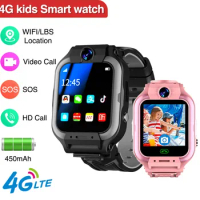 Children Smartwatch Waterproof WIFI 4G Boy Girl Child Smart Watch SIM Card Position Tracker Anti Lost Kids Video Call Student