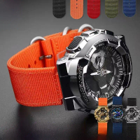 สายนาฬิกาไนลอน GA110 เข้ากันได้กับ DW5600, GW5000, GA2100, GW-M5610, GA400, 700 ที่ดัดแปลง