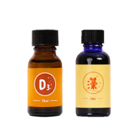 【Pandababy 鑫耀生技】維生素D3滴液+藻精蛋白滴液 2入組(15ml+30ml)