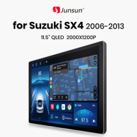Junsun X7 PRO 11.5“ 2K AI Voice Wireless CarPlay Android Auto Car Radio for Suzuki SX4 2006-2013 Multimedia autoradio