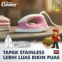 ORIGINAL Cosmos Setrika - Tapak Stainless - CIS-428