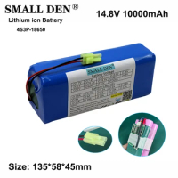 14.8V 1000mAh Li-ion Battery 4S3P with BMS for SWING-6000 7000 8000 Electric Wireless Rotating Mop Floor Sweeper Accessories