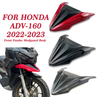 Motorcycle Front Fender Mudguard Beak Cowl Guard Extension Wheel Cover Fairing Accessories For HONDA ADV160 ADV 160 2022 2023
