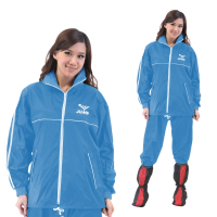 【JUMP】將門 S7 套裝二件式防水風雨衣(含防水雨褲 限量 天空藍 男女適穿)