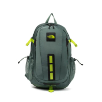 【The North Face】北臉 後背包 運動包 書包 旅行包 大容量 雙層 HOT SHOT SE 綠 NF0A3KYJBDO