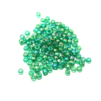 Round 3mm 600g/lot Green Glass Seed Beads
