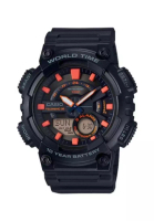 Casio Casio Men's Analog-Digital Watch AEQ-110W-1A2 Black Resin Band Men Sport Watch