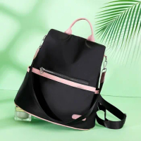 Anti-Theft Backpack For Women With Pendant Girl Shoulder Bag Travel Bags For Girls Schoolbags