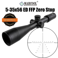 Marcool Stalker 5-35X56 SF Riflescope Long Range FFP ED 34mm Tube Rifle Scope for Hunting with Zero-Stop Optics Tactical Sight