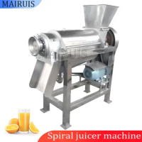 Commercial Apple Spiral Crusher Juicer Extractor Fruits Processing Machine With For Orange