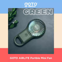 Goto Living Airlite Mini Fan Kipas Angin kecil Led USB Portable Baterai Cas
