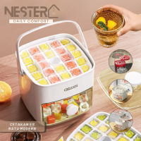 [NT] Cetakan Es Batu Plastik 24 Lubang Desain Praktis Untuk Freezer Mudah Mengeluarkan Es