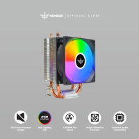 Jonsbo Cr-1200 Cpu Fan Cooling / Hsf Cooler Rgb Pasti Ori