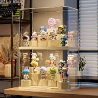 {台灣公司貨 可打統編}盲盒展示架收納透明防塵亞克力手辦玩具積木展示柜泡泡瑪特展示盒