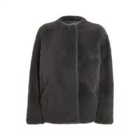 Jaket Winter Max Mara Wool Jacket Goccia 38 Grey