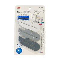 代購日本原單 鱷魚牙膏夾(3個裝) 擠牙膏器擠芥末醬專用