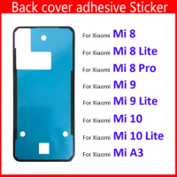 Back Battery Cover Door sticker Adhesive glue tape For Xiaomi Mi 8 9 10 lite Note 10 A3 CC 9 Mi8 Mi9 F2 Pro Mi 10T