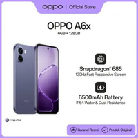 [NEW] OPPO A6x 6GB+128GB/256GB [IP64 Water & Dust Resistance, 6500mAh Large Battery, Snapdragon 685,