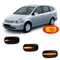 for Honda Stream Almas 2001 2002 2003 2004 2005 2006 Dynamic LED Side Marker Turn Signal Light Lamp Tuning Accessories