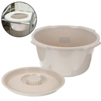 Commode Chair Commode Bucket Accessories Bucket Plastic Potty Pp Spittoon Bedpan