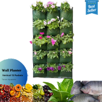 Wall Planter Bag 15 Pocket Easy Grow
