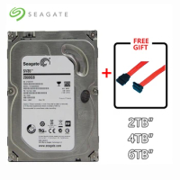 Seagate Brand 2TB 4TB 6TB HDD Desktop PC 3.5" Internal Mechanical Hard disk SATA3 6Gb/s HDD 5900/7200 RPM 64MB/256MB Buffer