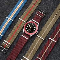 20mm 22mm Premium-Grade Zulu Watch Bnad Nylon Replacement Watchband For Tudor Strap Adjustable Bracelet 316L strap bracelet belt