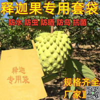釋迦果專用袋佛頭果套袋刺果番荔枝賴球林檎紙袋牛心果防水保護袋-UM.有米家居