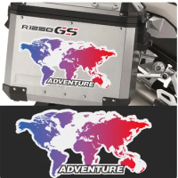 1250 Motorcycle Top Side Tail Box Case Panniers Luggage Aluminium Sticker Decal For BMW R1250GS R1250 GS ADV Adventure Moto Film