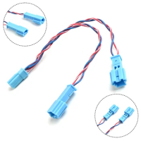 1pac Y Type Cable Plug For BMW Speaker Plugs For BMW F10 F11 F20 F30 F32 1 3 5 Ser SPEAKER ADAPTER PLUGS CABLE Y Splitter
