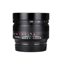 7Artisans 50mm F0.95 APS-C Large Aperture Portrait Lens Manual Focus Lens For E/EOS-M/FX/M43/Z-Mount Camera