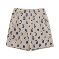 【MLB】休閒短褲 MONOGRAM系列 波士頓紅襪隊(3ASMM0133-43BGL)
